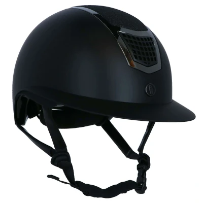 Abbildung von BR Reithelm Lambda Plus Glitter Schwarz/Gunmetall 56/58