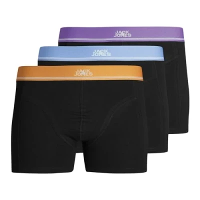 Abbildung von Jack &amp; Jones Onga Solid Trunk Herren Boxershorts (3er Pack) L