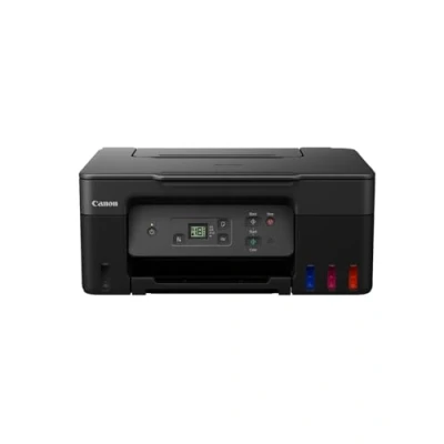 Abbildung von Canon PIXMA G2570 MegaTank 3in1 Multifunktionsgerät Große nachfüllbare Tintenbehälter DIN A4 (Scanner, Kopierer, Drucker, Farbtintenstrahldrucker, USB, LC Display), schwarz/grau