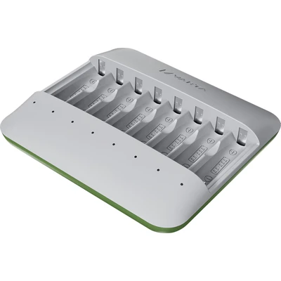 Abbildung von VARTA Akku Ladegerät, inkl. 8x AA 2100mAh, Batterieladegerät für wiederaufladbare AA/AAA Batterien, bis zu 8 Akku, Eco Charger Pro Multi, Einzelschachtladung, Gehäuse aus 75% recyceltem Material