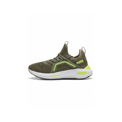Abbildung von Puma Softride ENZO Trainingsschuh, Größe: 42.5, Loden green yellow alert Schuhe