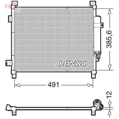Abbildung von DENSO DCN46031 Klimakondensator mit Trockner R 134a