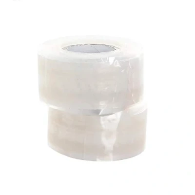 Abbildung von TUKA 6m Selbstschmelzendes Silikonband, Mehrzweck Reparaturband Isolierband Dichtungsband, Silikon Wickelband Wasserdicht Wetterfest, 25mm breit, 2x3m, Transparent, TKD5043 2x