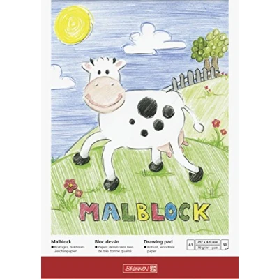 Abbildung von Brunnen 1047303 Malblock (A3, 70 g/m², 30 Blatt, kopfverleimt)