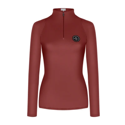 Abbildung von Fair Play Rollkragenpullover Jade Terra Red