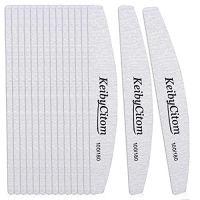Abbildung von Nagelfeile 16 Stk Professionelles Nagelfeilenset Doppelseitig 100/180 Grit Emery Board Maniküre Werkzeuge Für die Nagelpflege und das Styling