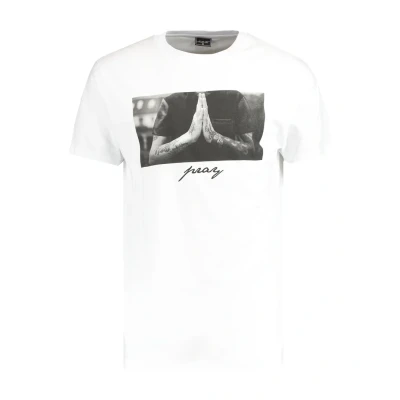 Abbildung von Mister Tee PRAY Tshirt print, Herren, Größe: 3XL, White