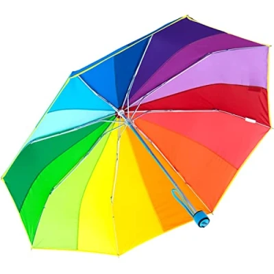 Abbildung von iX brella Mini Taschenschirm Rainbow 16 Color Regenbogen