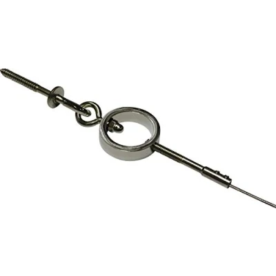 Abbildung von GARDINIA Seilspanngarnitur Ring, Chrom