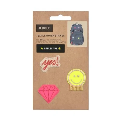 Abbildung von BOLD Lässig Textilsticker selbstklebend (3 Stk.)/BOLD Match Textile Sticker Diamant