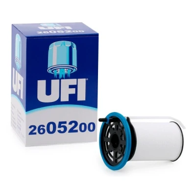 Abbildung von UFI Filters, Dieselfilter 26.52.00, Ersatz Kraftstofffilter, Geeignet für Autos, Anwendbar auf verschiedene Modelle wie Alfa Romeo, Citroen, Fiat, Jeep, Lancia, Opel und Peugeot