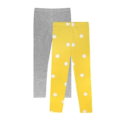 Abbildung von LiKing Kinder Mädchen Leggings Hosen Blumenmuster Stretch aus Baumwolle 4539 A 122/128 2