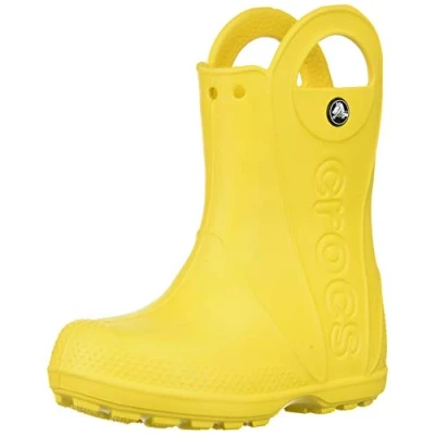 Abbildung von Crocs Handle IT RAIN BOOT KIDS Gummistiefel für Kinder, Größe: 28/29, Yellow Schuhe