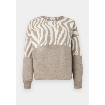 Abbildung von ONLY Onljade O NECK Strickpullover, Damen, Größe: XS, Mermaid/whitecap gray