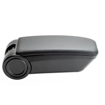Abbildung von RATI ARMSTER 3 Armlehne sitzmontage kompatibel für RENAULT CLIO/CAPTUR 2013 2020 ohne Original Ellbogenstütze [schwarz,vegan Leder]