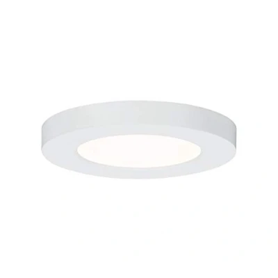 Abbildung von Paulmann 3725 LED Panel Einbaupanel Cover it rund incl. 1x6 Watt Deckenlampe Weiß matt Lichtpanel Kunststoff Deckenlicht 3000 K