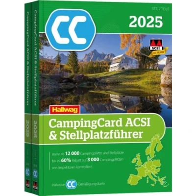 Abbildung von ACSI CampingCard &amp; Stellplatzführer 2025: Bestehend aus 2 Bänden inkl. Ermässigungskarte