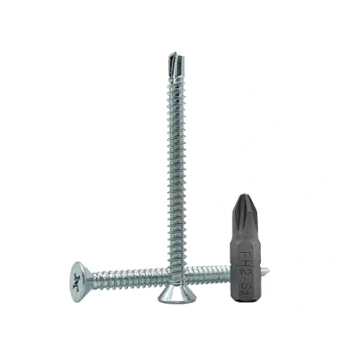 Abbildung von 100 Stück DIN 7504 P Stahl verzinkt 4,8 x 60 mm Schrauben selbstbohrende Blechschraube (PH) Kreuzschlitz Senkkopf selbstschneidend (100, mm)
