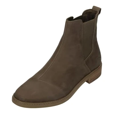 Abbildung von TOMS Damen Charlie Chelsea Stiefel, Canteen Nubukleder, 43.5 EU