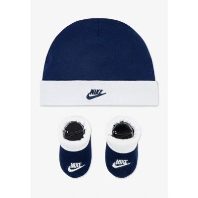 Abbildung von Nike Sportswear Futura HAT AND Bootie BABY SET Mütze für Kinder, Größe: 56 68, Blue void