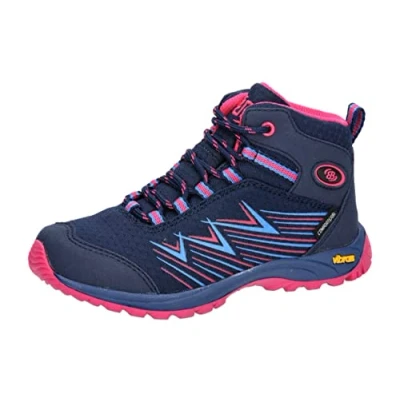 Abbildung von Brütting Unisex Kinder Chesna High Cross Laufschuhe, Marine Blau Pink, 38 EU