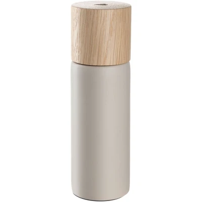 Abbildung von LEONARDO HOME Gewürzmühle ROMA 1 Stück Pfefferstreuer mit Keramikmahlwerk zeitloser Salzstreuer hochwertige Mühlen für exotische Gewürze stilvolle Keramikmühlen Höhe 17,3 cm beige 025440
