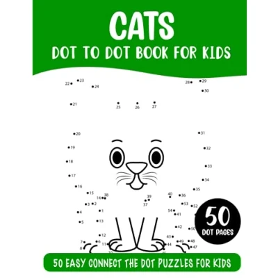 Abbildung von Cats Dot to Book for Kids: 50 Connect the Dots Puzzles Activity Kids (Dot Books Kids)