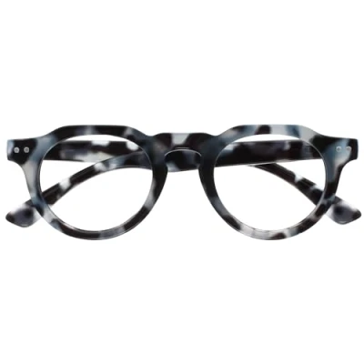 Abbildung von OPULIZE RIO Brille mit Blaulichtfilter Oben Abgeflachter Rahmen Blue Tortoiseshell Damen &amp; Herren Federscharniere B53 3
