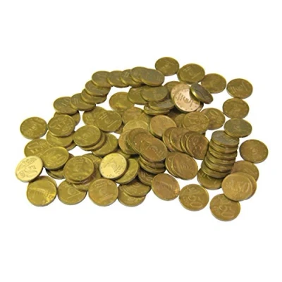 Abbildung von WISSNER 80616 aktiv lernen Euro Spielgeld zum Rechnen 100 x 50 Cent Münzen