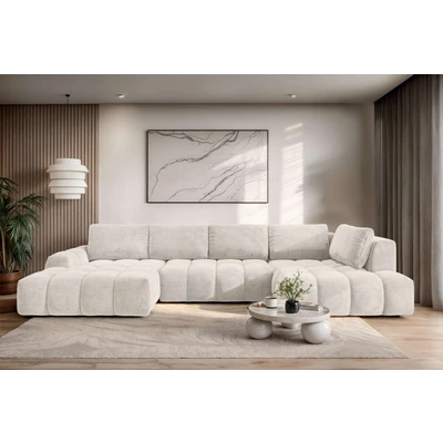 Abbildung von OTTO home Wohnlandschaft "AZITA U-Form, Breite 363 cm - OTTO. Verlässliche Qualität." wahlweise als Schlafsofa mit Bettkasten, Bubble-Optik