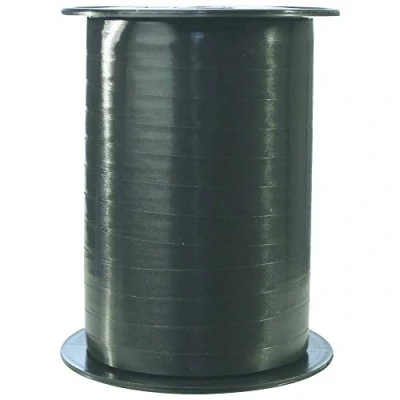 Abbildung von Clairefontaine 601729C Spule Geschenkband glatt (500 m x 7 mm, ideal für Bastelprojekte und Geschenke) 1 Stück schwarz