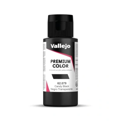 Abbildung von Vallejo Premium Color Farbe, 60 ml, Candy Black