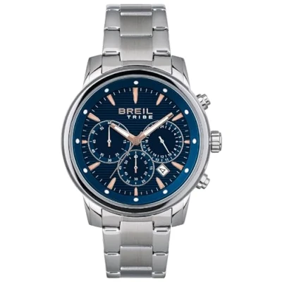 Abbildung von Breil Caliber Chronograph acciaioblu, Herren, Größe: One Size, Acciaio blu