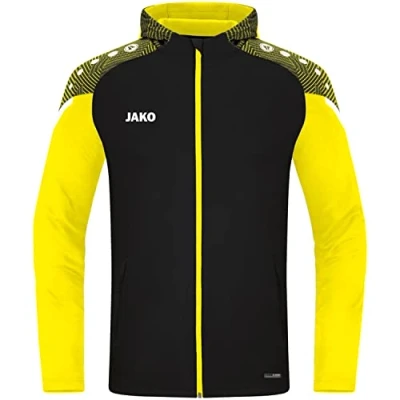 Abbildung von JAKO Performance Unisex Fleecejacke für Kinder, Größe: 164, Shwarz/soft yellow