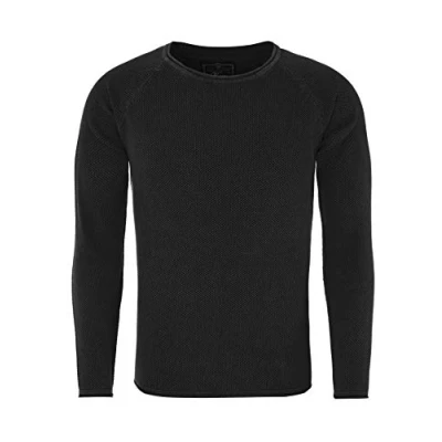 Abbildung von Key Largo MST Thomas Round NECK Strickpullover, Herren, Größe: XL, Black