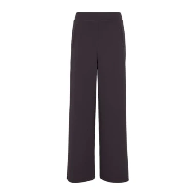 Abbildung von QS HIGH Waist MIT Weitem BEIN Stoffhose, Damen, Größe: 44x32, Aubergine
