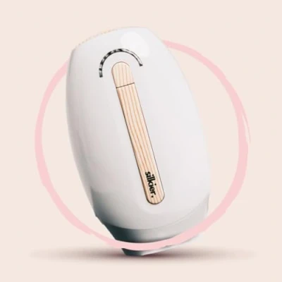Abbildung von Silkier IPL Laser Haarentfernungsgerät für Dauerhafte Haarentfernung mit 5 Energiestufen, Schnelle Anwendung, Schmerzfrei Geeignet Achseln, Körper, Gesicht und Beine