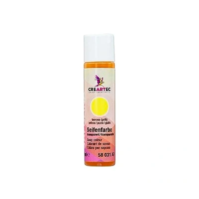 Abbildung von CREARTEC Natürliche Seifenfarbe Transparent Seifenherstellung/Seifenkreationen Farbe: Teerose Inhalt: 10ml Made in Germany