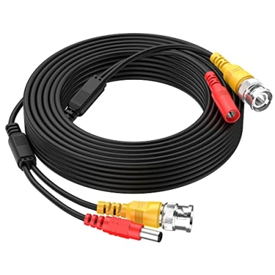 Abbildung von Cocar 32 Fuß 10M All in One BNC Video Verlängerungskabel mit Power DC Anschluss für Überwachungskamera Home Surveillance CCTV Closed Circuit TV System
