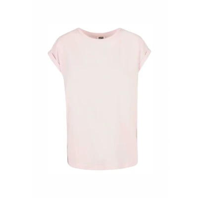 Abbildung von Urban Classics Damen Ladies Organic Extended Shoulder Tee T Shirt, Rosa, 3XL
