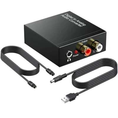 Abbildung von Dac Wandler Konverter Digital Zu Analog Audio Usb Converter Hifi Zen Toslink Stereo Mit Optischem Kabel Pcm/lpcm R/L 3.5mm Jack Für Rme Adi Mqa Smsl Amp Ps3 Ps4 Xbox HDTV Apple Tv