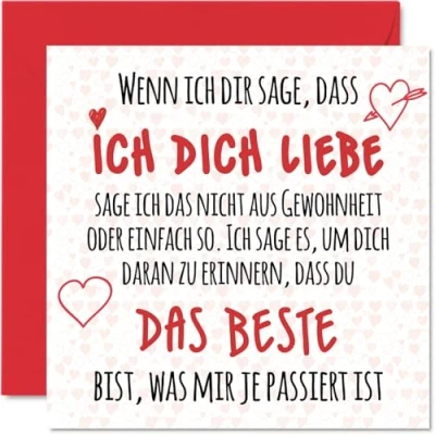 Abbildung von Stuff4 Romantisch Karte Hochzeitstag Jahrestag Das Beste Niedliche Hochzeits Jubiläum Karten für Freund Freundin Ehemann Ehefrau Frauen Männer Ihr Ihn, 145 mm Hochzeitskarte Grußkarte