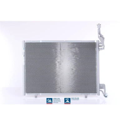 Abbildung von NISSENS 940525 Klimakondensator ohne Trockner Aluminium 538 R 134a