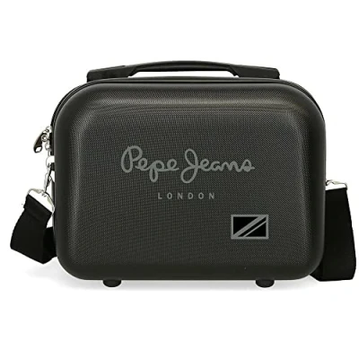Abbildung von Pepe Jeans Cromwell Adaptable Kulturbeutel, Schwarz, 29 x 21 15 cm, starres ABS, 9,14 l, 0,63 kg
