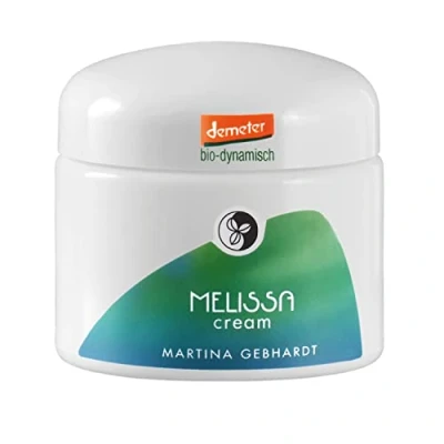 Abbildung von Martina Gebhardt MELISSA Cream (50ml) Erfrischende Gesichtscreme für Mischhaut Bio Tagescreme mit Melissenöl Melissen Hautcreme Naturkosmetik Creme