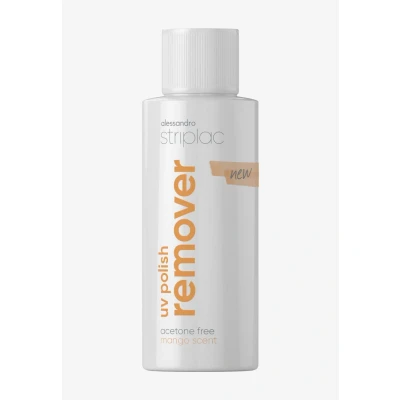 Abbildung von alessandro Striplac UV Polish Remover Nail &amp; Feet Einfache Entfernung Unserer Colours Schonendes Ablösen ohne Aceton Mit Mangoduft Spezial Nagellackentferner Vegan 125ml