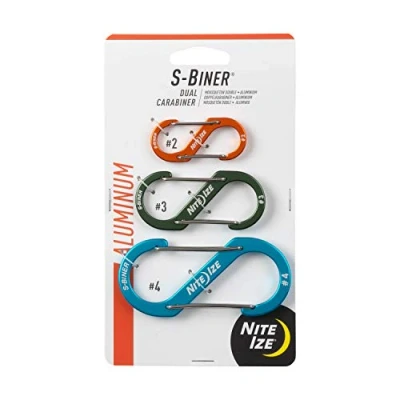 Abbildung von S Biner® Aluminum Dual Carabiner 3 Pack Assorted