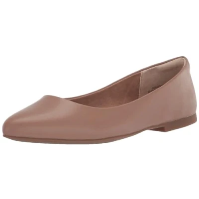 Abbildung von Amazon Essentials Damen Ballerinas mit spitzem Zehenbereich, Braun, 39 EU