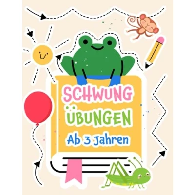 Abbildung von Schwungübungen Ab 3 Jahren: Augen Hand Koordination Und Feinmotorik, Der Konzentration, Förderung Für Kinder, Motivations, Ideale Vorbereitung Den Kindergarten! Gift Weihnachtsgeschenk