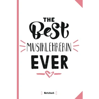 Abbildung von Geschenk für die Beste Musiklehrerin: A5 Notizbuch als eine Musiklehrerin /punktiert Geschenke zum GeburtstagGeburtstagsgeschenk Kollegin